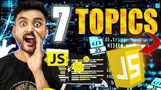 7 Javascript Concepts Every Web Dev Should Know - Hindi