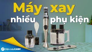 MÁY XAY CẦM TAY ĐA NĂNG với nhiều phụ kiện