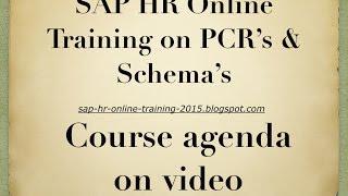 SAP HR Online Training on PCR's and Schema's With Morethan 20 Business Examples  !