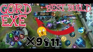 Gord exe mobile legends || Best Build 2020 gameplay by mrbeggi - Mobile legends