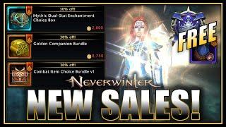 NEW SALES + LOGIN REWARDS: Free VIP, Dual-Stat Enchants, Golden Comps, Combat Items! - Neverwinter