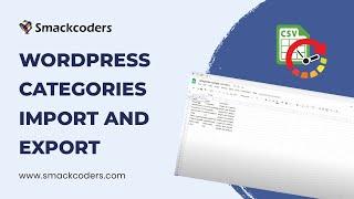 Categories Import and Export with WP CSV Importer Plugin