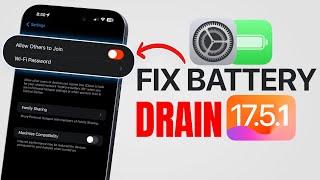 iOS 17.5.1 - Fix Battery DRAIN on iPhone