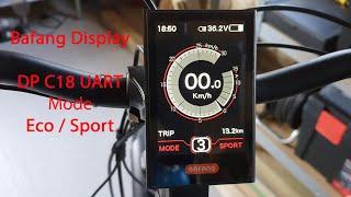 Display DPC18 met Eco  en Sport mode