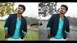 PicsArt Tutorial - How to change Background color to the Black and White | Special Splash Effect