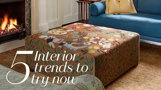 Five interiors trends to try now | The Sunday Times Style