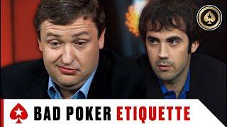 Bad Poker Etiquette followed by KARMA: Tony G vs Jason Mercier  ️ Best of The Big Game ️PokerStars
