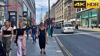 Mid-Week Summer Walk - London 2023 | London Walking Tour in Summer [4K HDR]