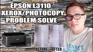 Photocopy / Xerox Problem FIX | Epson L3110 Printer