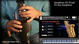 Roland Aerophone AE-10 wind controller with Tenor Saxophone Kontakt Sound Library