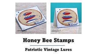 Honey Bee Stamps | Patriotic Vintage Lures