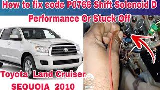 TOYOTA Code P0766 Shift Solenoid D Performance Or Stuck Off