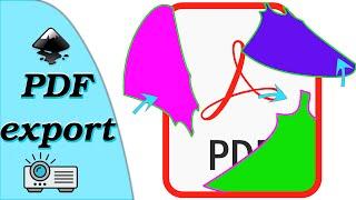 Inkscape PDF export: tricky settings explained