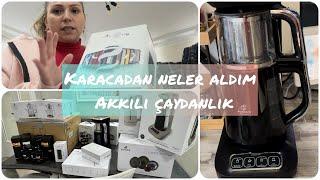 400€ KARACA ALIŞVERIŞIM | NELER ALDIM ? AKILLI ÇAYDANLIK NASIL KULLANILIR ? HEP BIRLIKTE BAKALIM