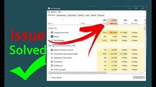 How to fix high Ram Memory usage in Windows 10 (Easy Method)