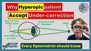 Why Hyperopic accepts Under-Correction during Refraction.