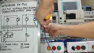 23 Mitsubishi FX PLC - How to Wire PLC Relay and Transistor Output (Tagalog)