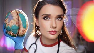 ASMR  Unpredictable Cranial Nerve Lobotomy  ( Ear , Eyes, Face Exam) - Roleplay for Sleep