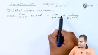 Initial Value And Final Value Theorem of Laplace Transform | Signals and Systems Problem 02