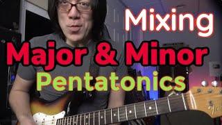 Mixing MAJOR and MINOR PENTATONIC Scales (People Get Ready)