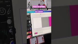 How to create Instagram carousel in Canva ️ #contentcreator #canvatutorial #instagramcarousel ￼
