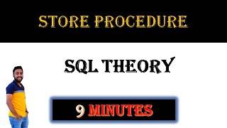 SQL - Store Procedure Theory