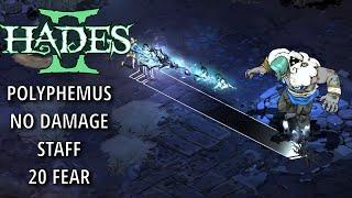 Crazy Damage on the Staff | Hades 2 | The Cyclops Polyphemus, 20 fear No Damage, Staff