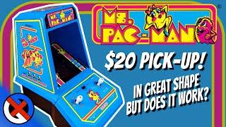 $20 Coleco Ms. Pac-Man Tabletop Arcade Machine - Looks Great, But Does it Work?