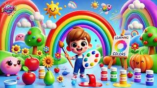 Learn Colors with Fun Songs for Kids | Interactive Educational Video 2025