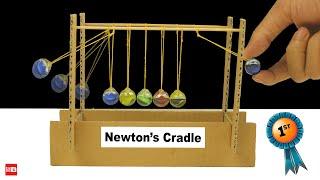 How To Make Amazing Newton’s Cradle from Cardboard