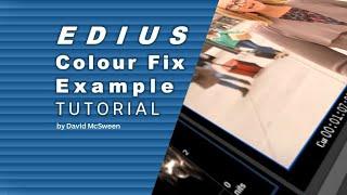 Edius Example Colour Correction