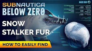 Subnautica Below Zero - Snow Stalker Fur Location