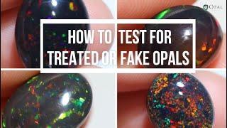 How to test for Treated or Fake Opals! | Opal Auctions