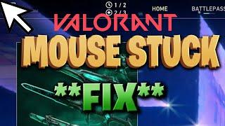 Valorant easy Mouse Stuck in Corner Fix in 10 seconds