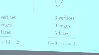 Kaloyan Slavov - Patterns in plane drawings: Euler's formula for planar graphs