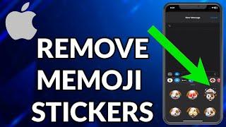 How To Remove Memoji Stickers From iPhone Keyboard