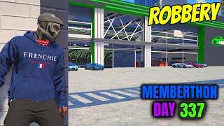 Robbing GIANT Dealership In GTA 5 RP  - Memberthon Day 337