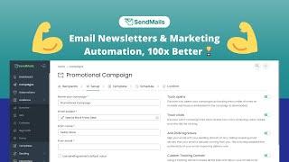 SendMails.io Demo | Email Marketing, Automation & Contact CRM