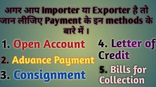 Methods of International Payment....