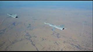 Массированный авиаудар по объектам террористов самолетами Дальней авиации и авиагруппы в Сирии