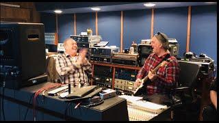 Behind the scenes (2) – Lena Anderssen with Geoff Emerick (the making of the guitar solo for Aimee)