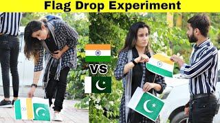 Indian Flag VS Pakistani Flag | Flag Dropping Social Experiment in Pakistan | @HitPranks
