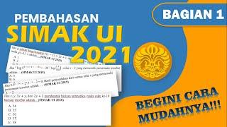 SOAL DAN PEMBAHASAN SIMAK UI 2022 | PEMBAHASAN SIMAK UI MATEMATIKA DASAR