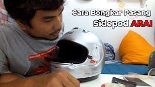 Masalah Saat Bongkar Pasang Sidepod Helm Arai, Begini Solusinya