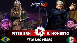 KOF XV▰ PITER ERN (Geese/Dolores/Isla) vs LAYEC (Kim/Rugal/Goenitz)▰FT 10 Las Vegas #KOFXV #KOF15