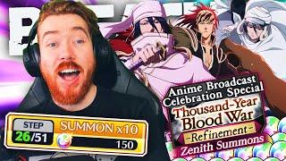 NEW INSANE THOUSAND-YEAR BLOOD WAR RUKIA, RENJI & BYAKUYA SUMMONS! Bleach: Brave Souls!