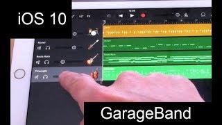 Garageband on iPad with iOS - a tutorial