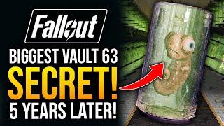 Fallout 76 - Vault 63 Secret FINALLY Revealed 5 Years Later!