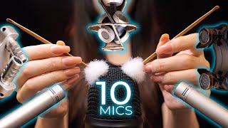 Which is the BEST ASMR Mic? 10 Triggers on 10 Mics (No Talking)