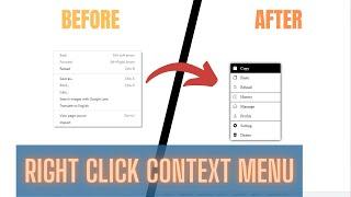 right click context menu using html css js